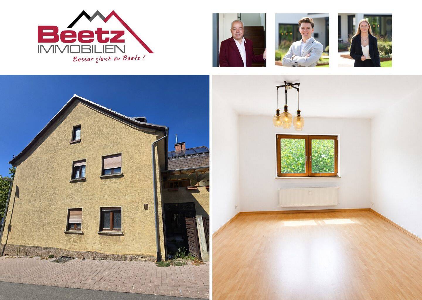 Haus mit 3 Wohnungen und großer Garage in Rettigheim, 69242 Mühlhausen