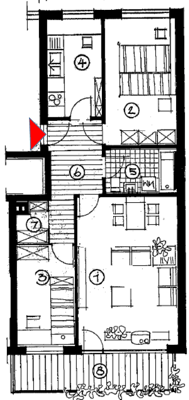 Helle 2,5 Zimmer Wohnung mit großem Balkon in Stadtpark-Nähe, 22337 Hamburg (Hamburg-Nord Alsterdorf Ohlsdorf)