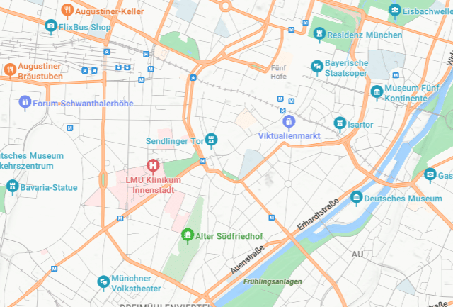 Stilvoll möblierte 102 m2-Wohnung in Innenstadt Klinikviertel – ruhig & grün – Alle öffentliche Verkehrsmittel vor der Tür, 80336 München (Altstadt-Lehel Ludwigsvorstadt-Isarvorstadt Sendling)