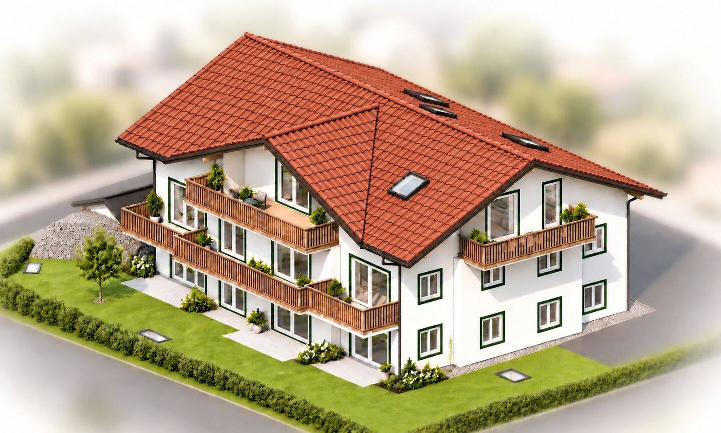 Neubau-Highlight: Stilvolle Gartenwohnung, 83358 Seeon-Seebruck