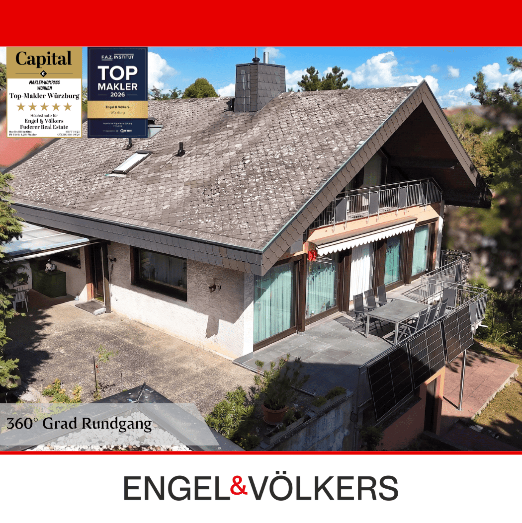 Großzügiges Zuhause mit Einliegerwohnung und beeindruckendem Außenbereich!, 97078 Würzburg (Grombühl Lindleinsmühle Versbach)