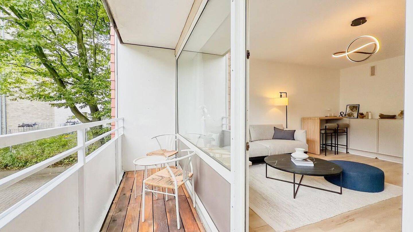 2-Zimmer-Wohnung mit Balkon in Lokstedt – frisch renoviert, provisionsfrei vom Eigentümer, 22529 Hamburg (Hamburg-Nord)