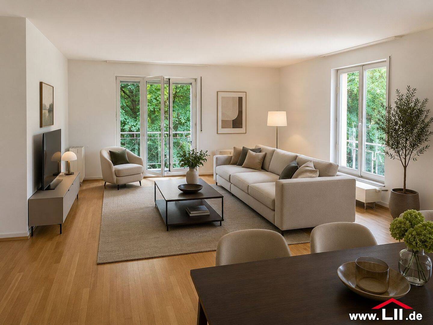 Westendlage trifft Wohnkomfort – 131 m² mit zwei Balkonen, 60322 Frankfurt am Main (Dornbusch Innenstadt Nordend-West Westend-Nord Westend-Süd)