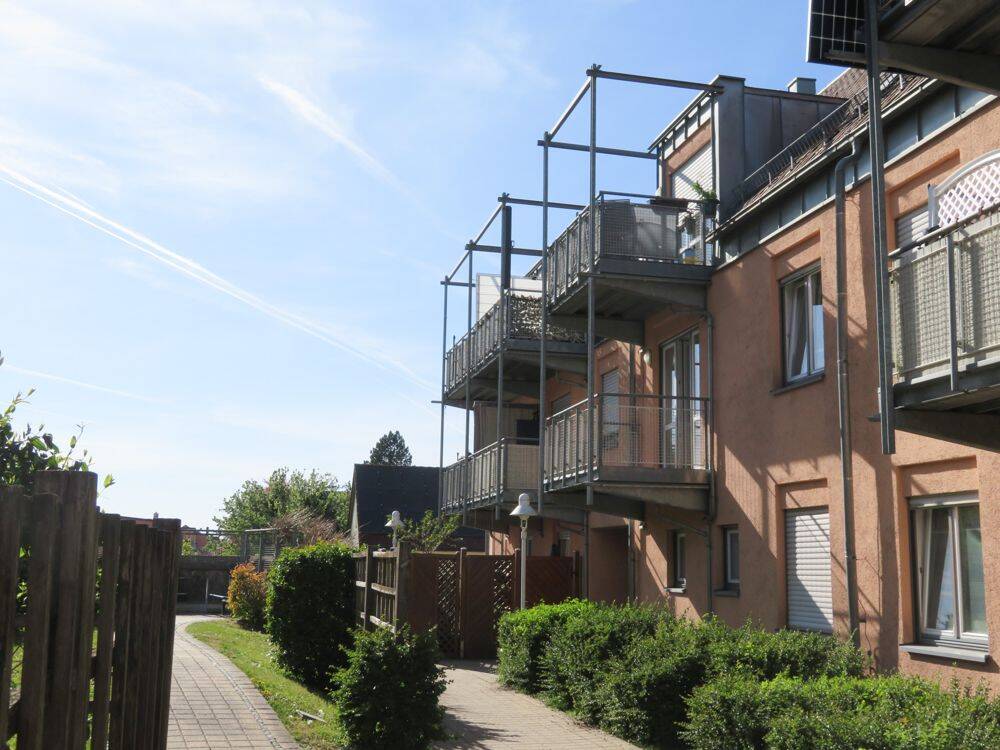 Hell, gepflegt, mit Südwestbalkon und freiem Blick ins Grüne, 86368 Gersthofen