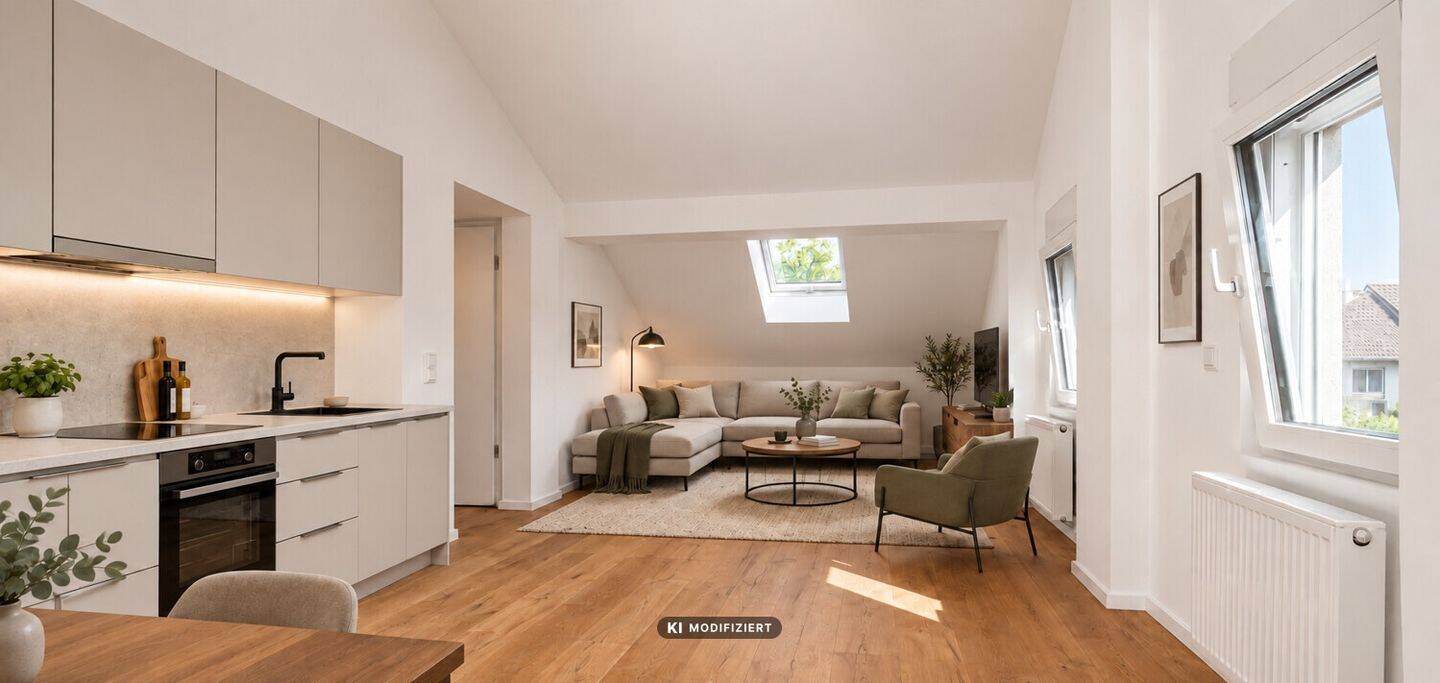 Charmante Drei-Zimmer-Dachgeschosswohnung im Erstbezug, 60435 Frankfurt am Main