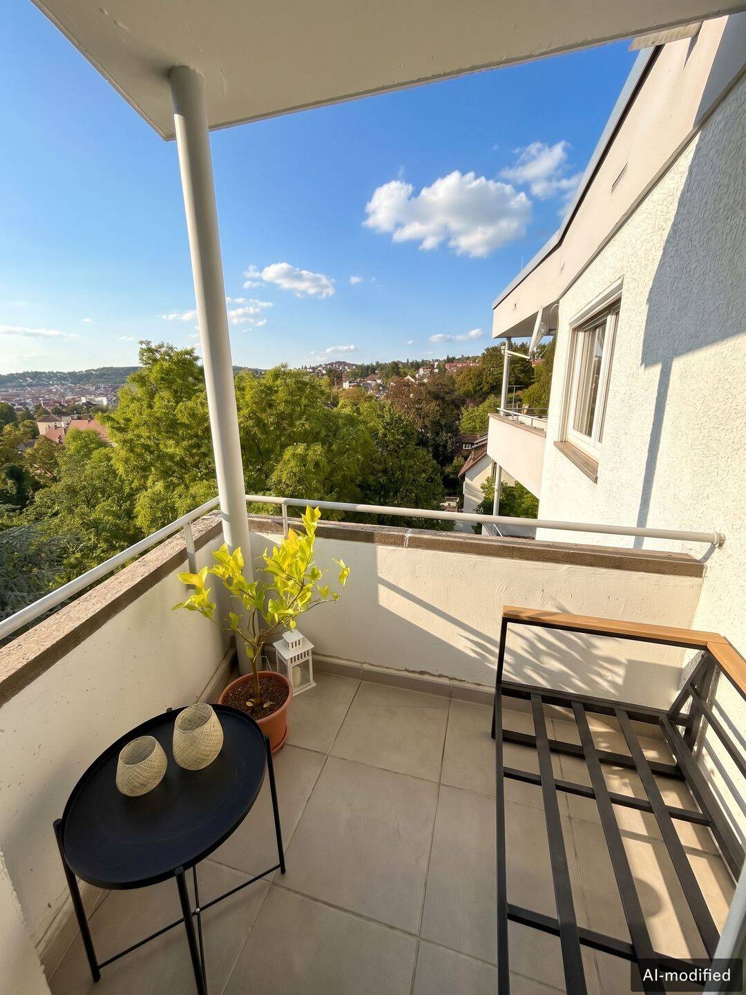 Moderne 1-Zimmer-Wohnung mit Traumblick, 70192 Stuttgart (Feuerbach Nord)