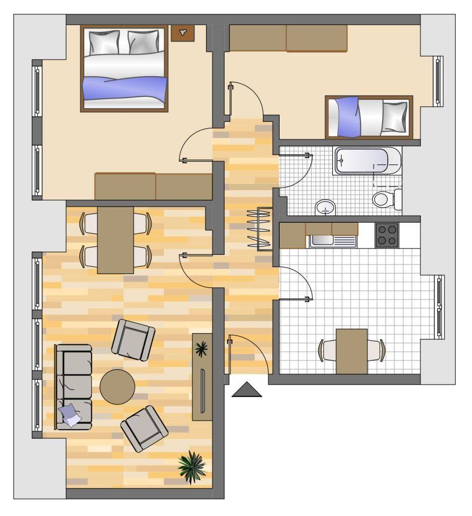 3-Zimmer-Wohnung in Essen Borbeck, 45355 Essen (Bergeborbeck Bochold Borbeck-Mitte)