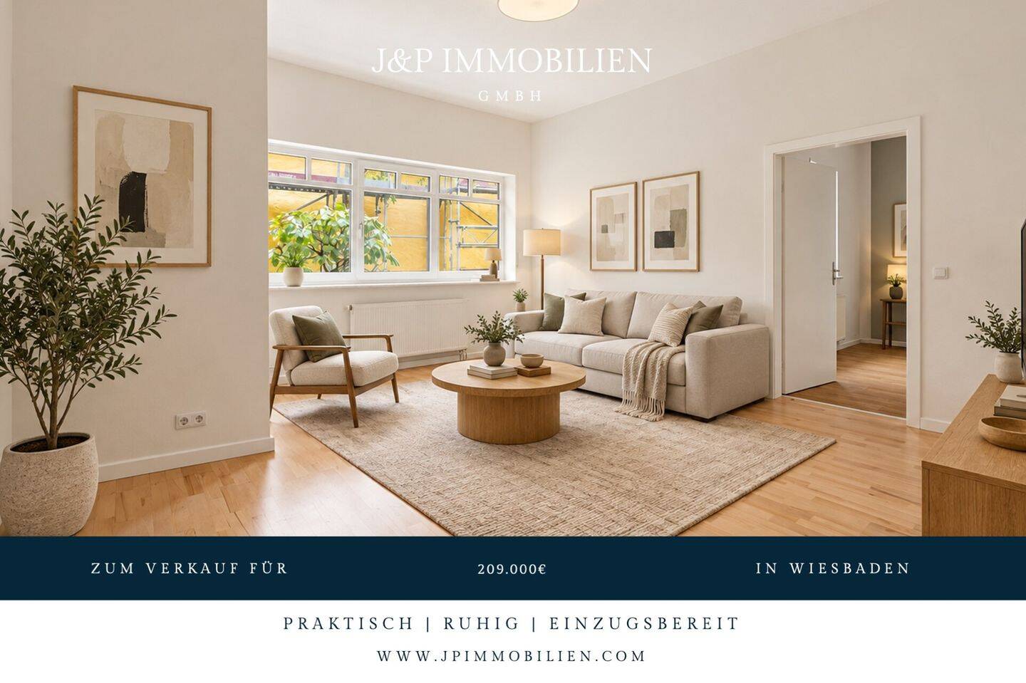 Ihr Zuhause in Wiesbaden-Erbenheim | 2 Zimmer, Balkon, Einbauküche & Tiefgaragenstellplatz, 65205 Wiesbaden