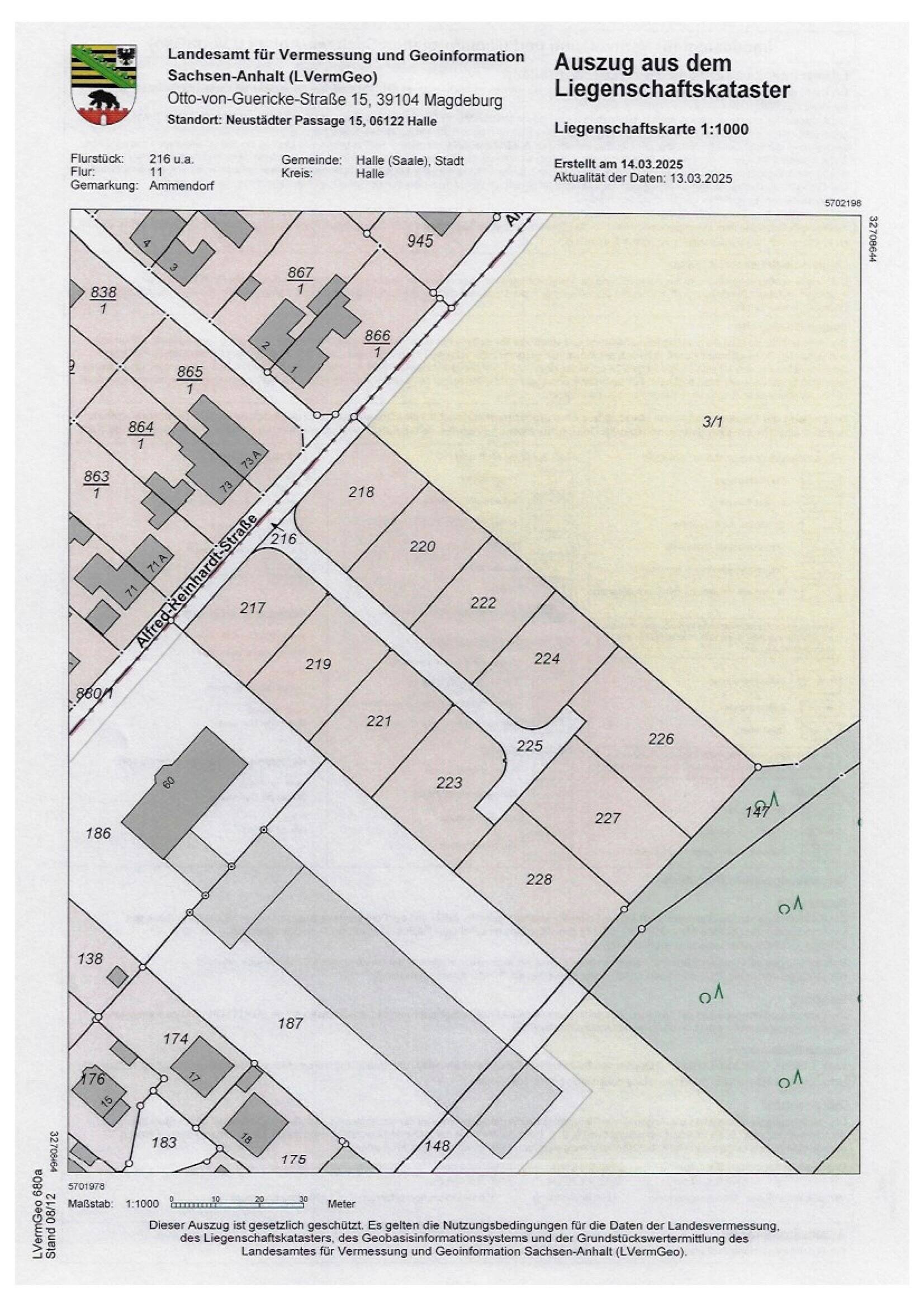 Das Baugrundstück für Ihr EFH in Halle-Ammendorf, 6132 Halle (Saale) (Ammendorf-Beesen Planena Radewell-Osendorf Silberhöhe)