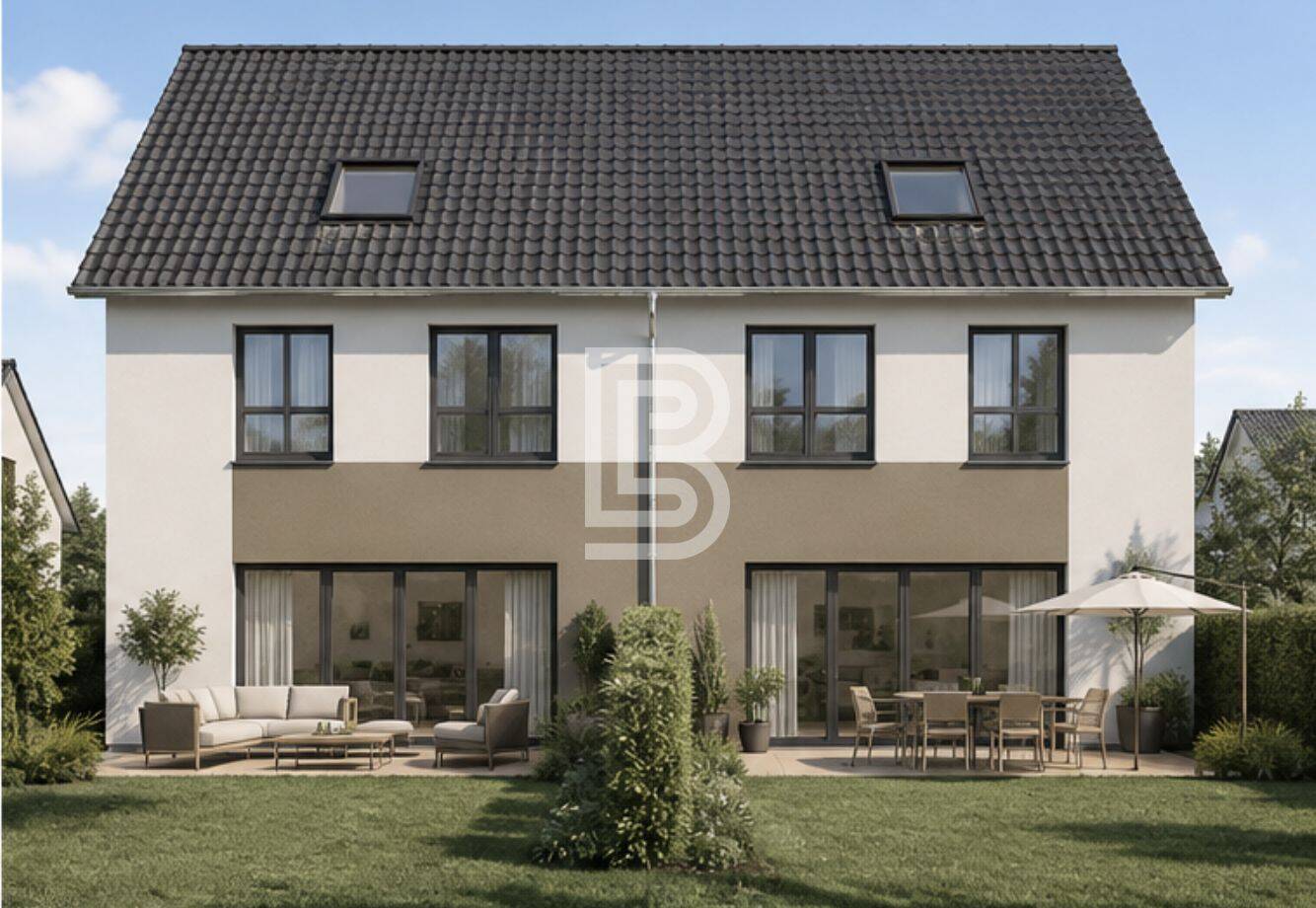 Neubau DHH – am Kaiserstuhl – mit Blick ins Grün, auf Reben & Bächle, 79235 Vogtsburg im Kaiserstuhl