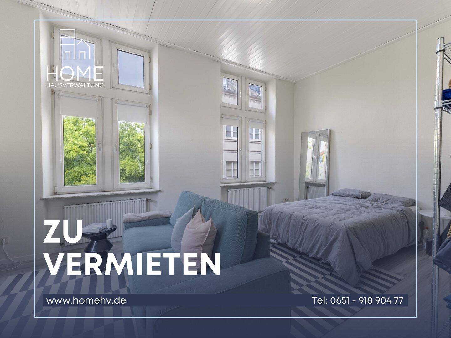 Trier-City: Charmantes 1 ZKB – Appartment mit ca. 40 m² WFL und Einbauküche in zentraler Lage, 54290 Trier (Innenstadt Trier-Süd)