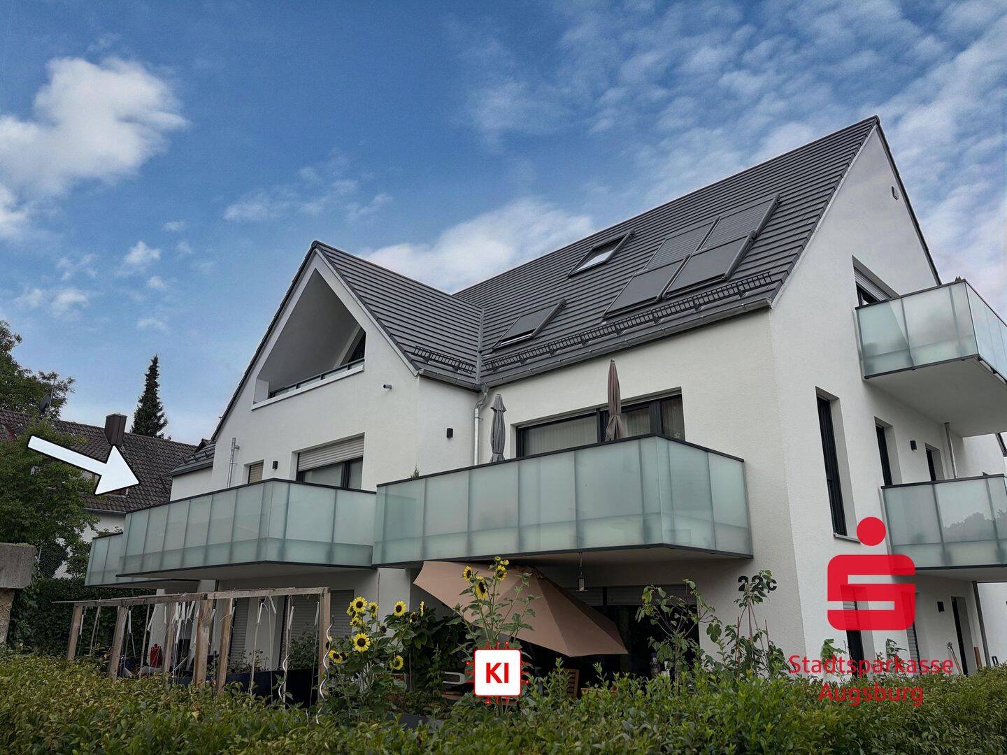 Gemütliche 3-Zimmer-Wohnung mit Balkon in Steppach, 86356 Neusäß