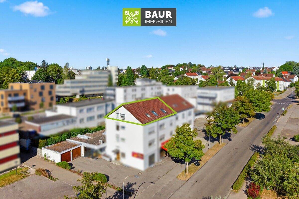360° | Vermietete Dachgeschosswohnung mit Loggia in beliebter Lage von Biberach-Mittelberg, 88400 Biberach an der Riß