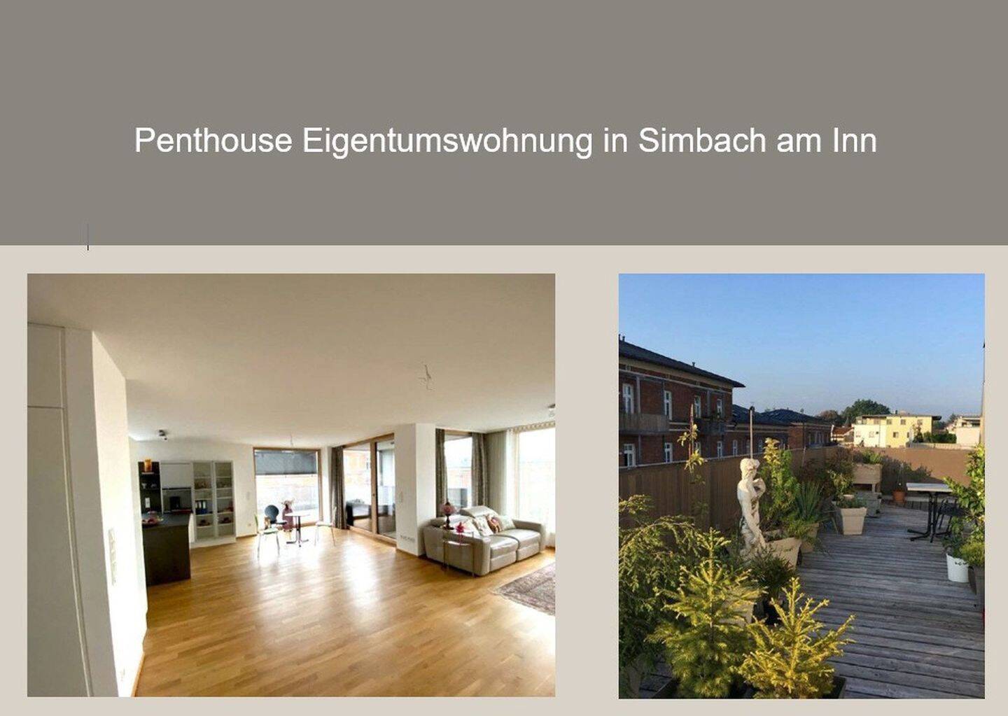 Penthouse Eigentumswohnung in Simbach am Inn, 84359 Simbach a. Inn