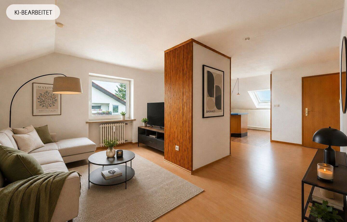 AIGNER – Mitten im Westend: Helle Dachgeschosswohnung mit offenem Wohnkonzept, 80686 München (Laim Sendling-Westpark)