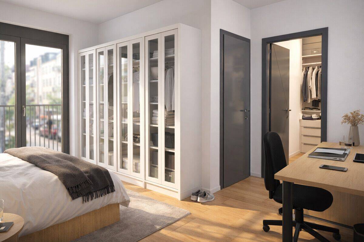 KfW 55 Effizienzhaus: SCHÖNEBERG: ERSTBEZUG im LUXUS Neubau: 3-Zimmer-Whg + 2 Bäder und Balkon, 10829 Berlin (Tempelhof-Schöneberg Schöneberg)