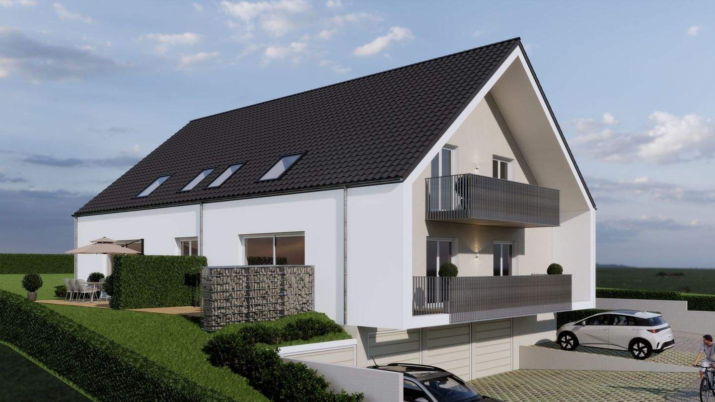 NEUBAU in Brotdorf – ETW mit 67 m² Wfl. – Balkon – Tiefgarage – Außenstellplatz – Wärmepumpe –, 66663 Merzig