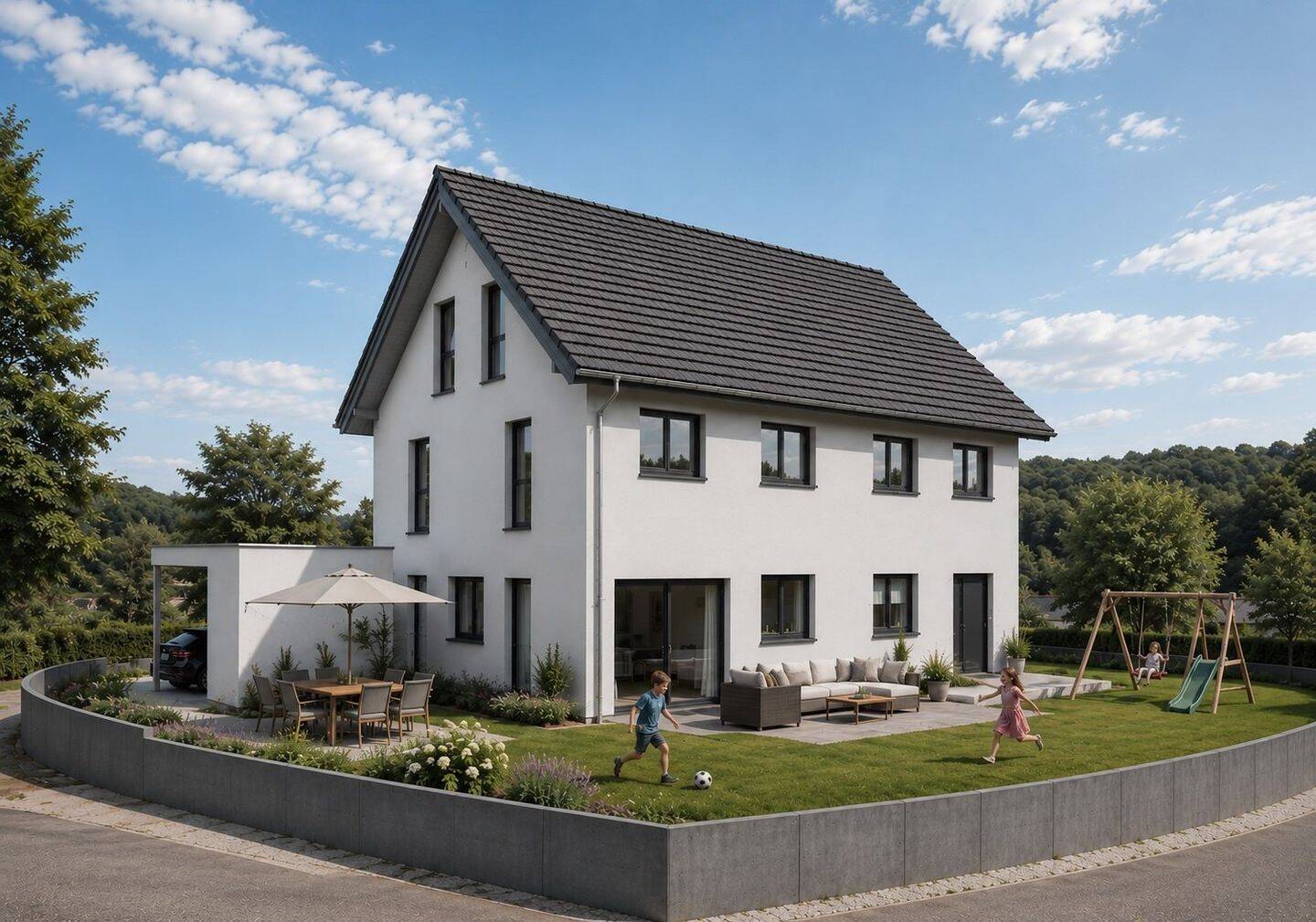 Hanse Haus – Individuelle Doppelhaushälfte mit großzügigem Wohnkonzept in Konstanz Dingelsdorf, 78465 Konstanz