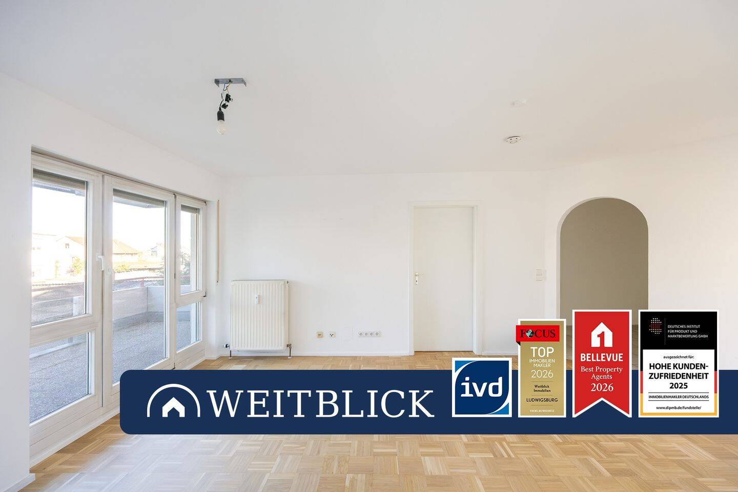 Einziehen und wohlfühlen – modernisierte 2-Zimmer Wohnung, 71691 Freiberg am Neckar