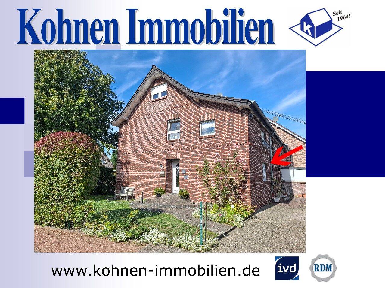 Charmante Erdgeschosswohnung mit eigenem Garten im ruhigen Zweiparteienhaus in Grefrath (Erbpacht), 47929 Grefrath