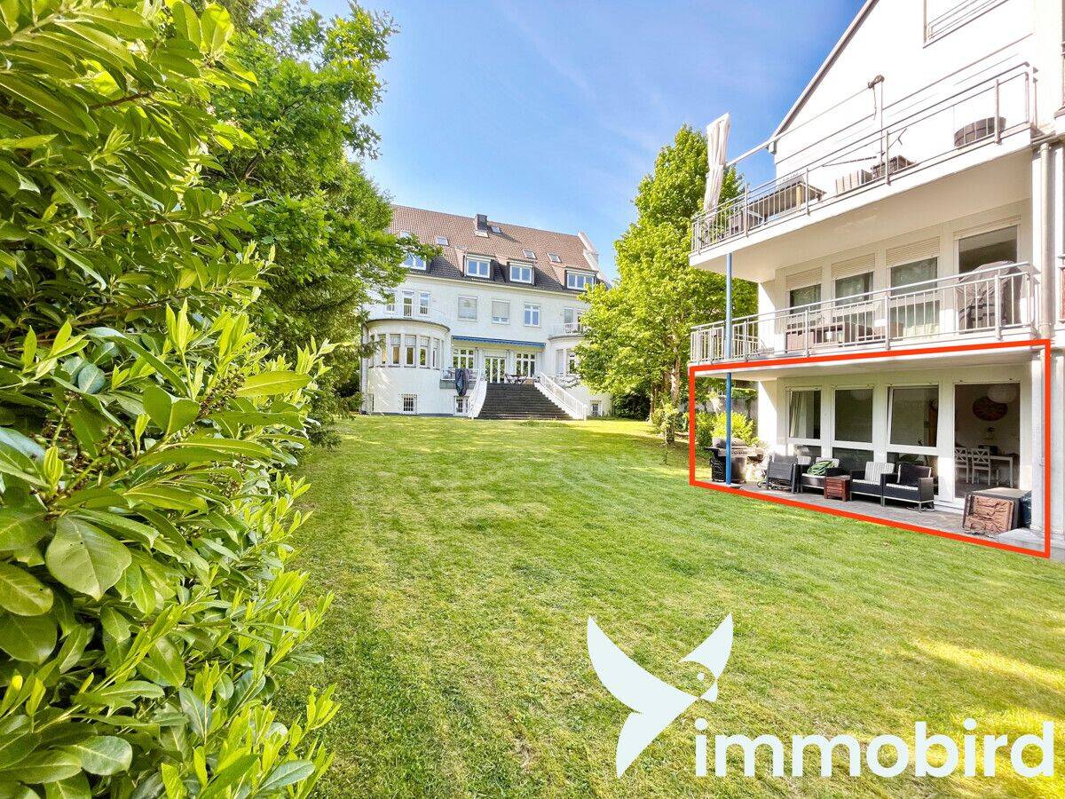 **Ankommen statt einrichten** Möblierte 2-Zimmer-Wohnung mit Gartenterrasse & TG in Marienburg, 50968 Köln (Rodenkirchen)