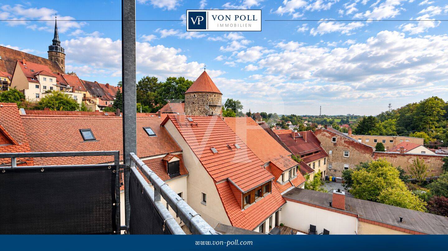 Lichtdurchflutete Wohnung mit Blick über die Dächer der Altstadt, 2625 Bautzen