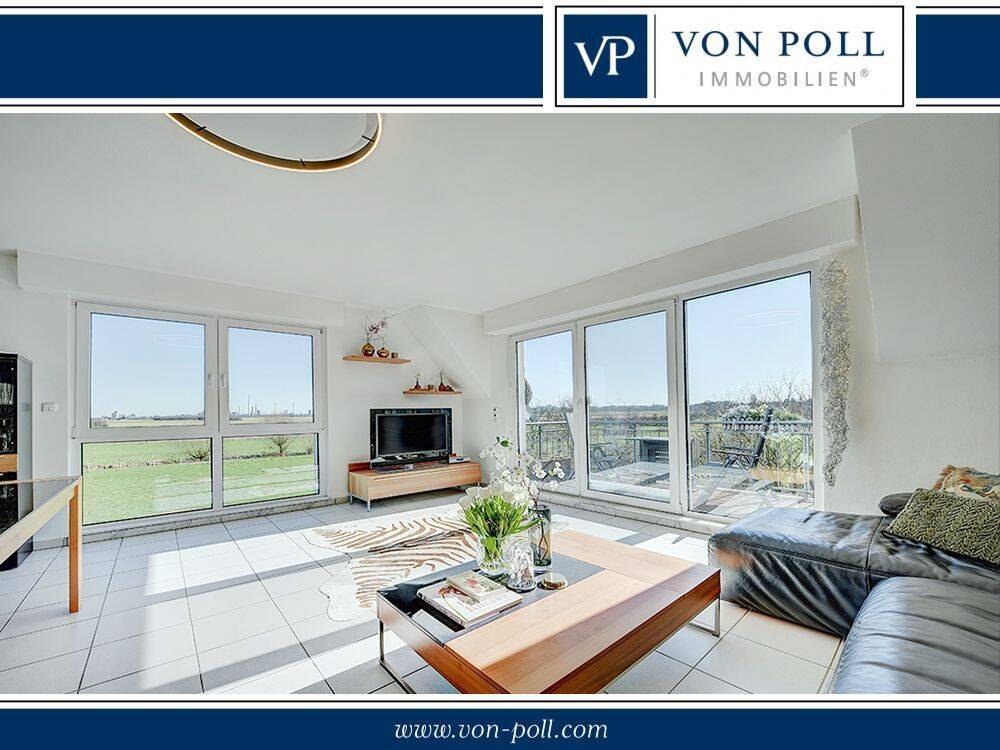 Eine wie keine! Traumschöne Maisonette Wohnung mit Blick in die Rheinwiesen, 47199 Duisburg (Baerl Hochheide)