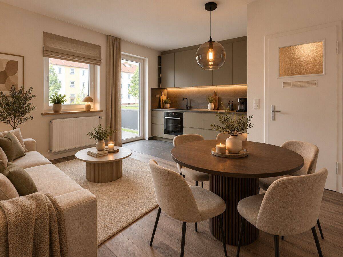 2-Zimmer-Wohnung: Erstbezug  nach umfassender Sanierung in ruhiger Lage von Minden!, 32427 Minden