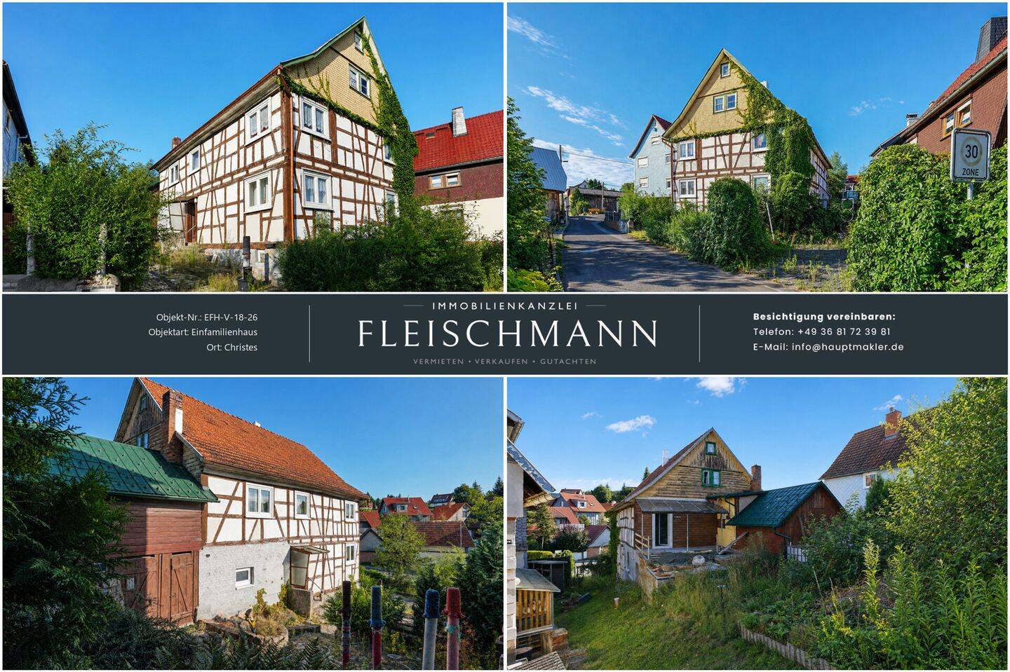 Charmantes Einfamilienhaus mit viel Potenzial in Christes, 98547 Christes