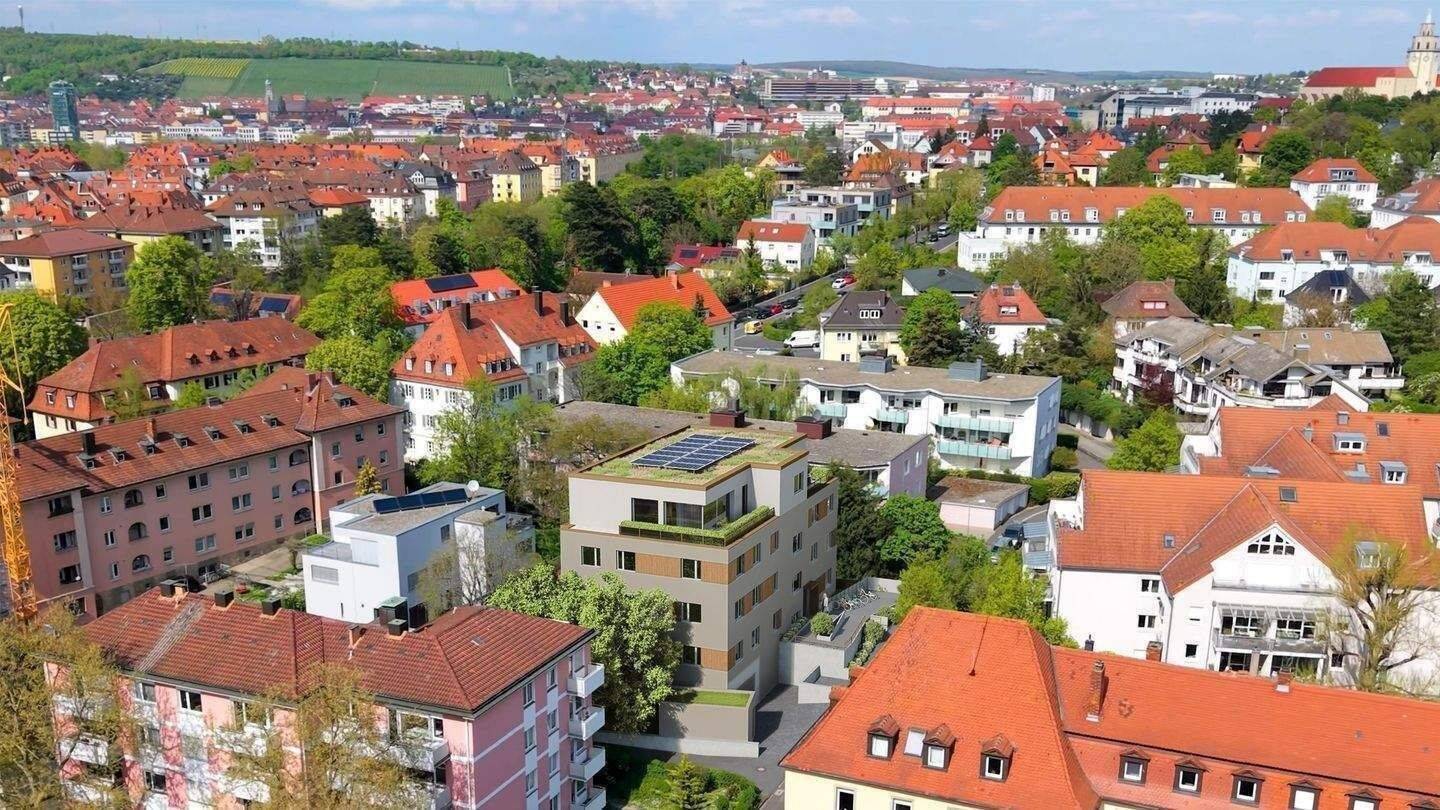 Exklusives Neubau-Penthouse im Frauenland – Wohnen auf höchstem Niveau, 97074 Würzburg (Frauenland Sanderau)