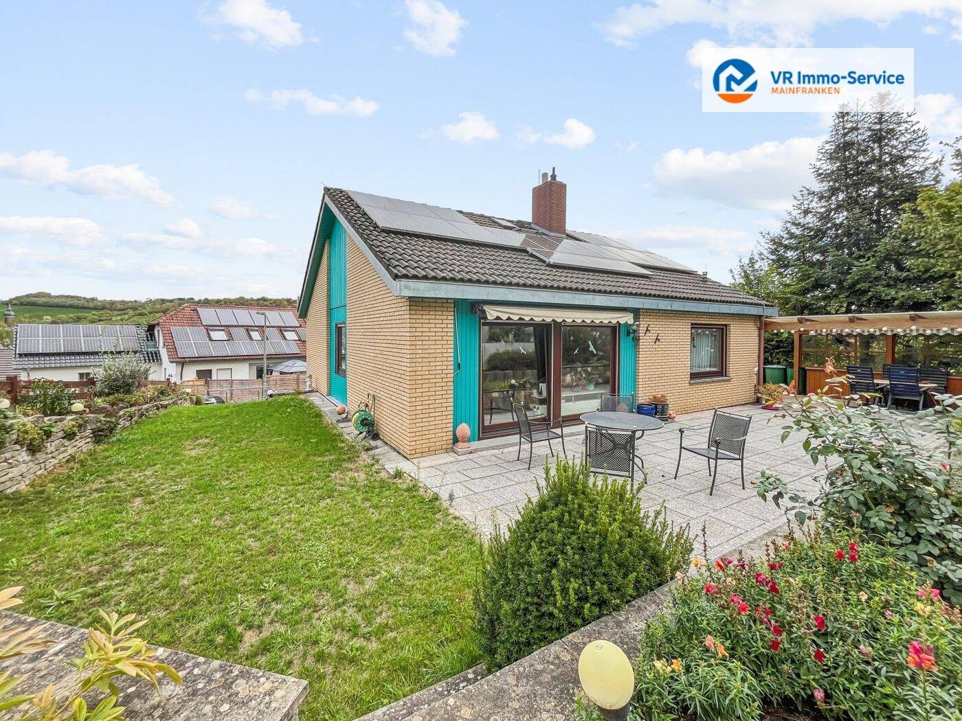 Gemütliches Zuhause mit Garten, Terrasse, Garage und Carport, 97199 Ochsenfurt