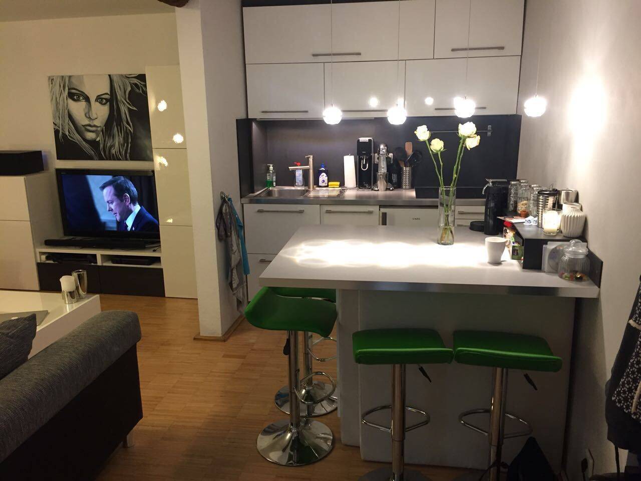 Ruhiges 1,5-Zimmer-Apartment im Innenhof, eigener Eingang, mitten in Saarbrücken, 66117 Saarbrücken