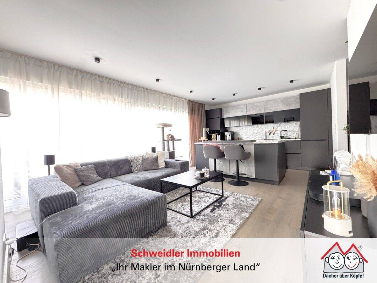 3-Zimmer-Wohnung mit EBK & XXL-Balkon im Herzen von Schnaittach, 91220 Schnaittach
