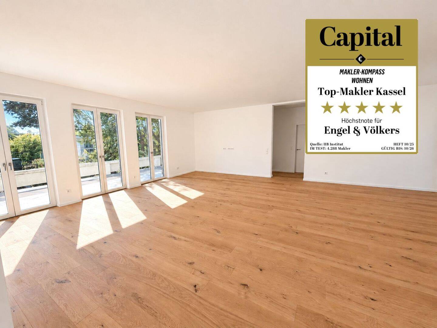 Hochwertige 4-Zimmerwohnung mit weitläufigem Balkon, 34131 Kassel (Bad Wilhelmshöhe Brasselsberg Kirchditmold)