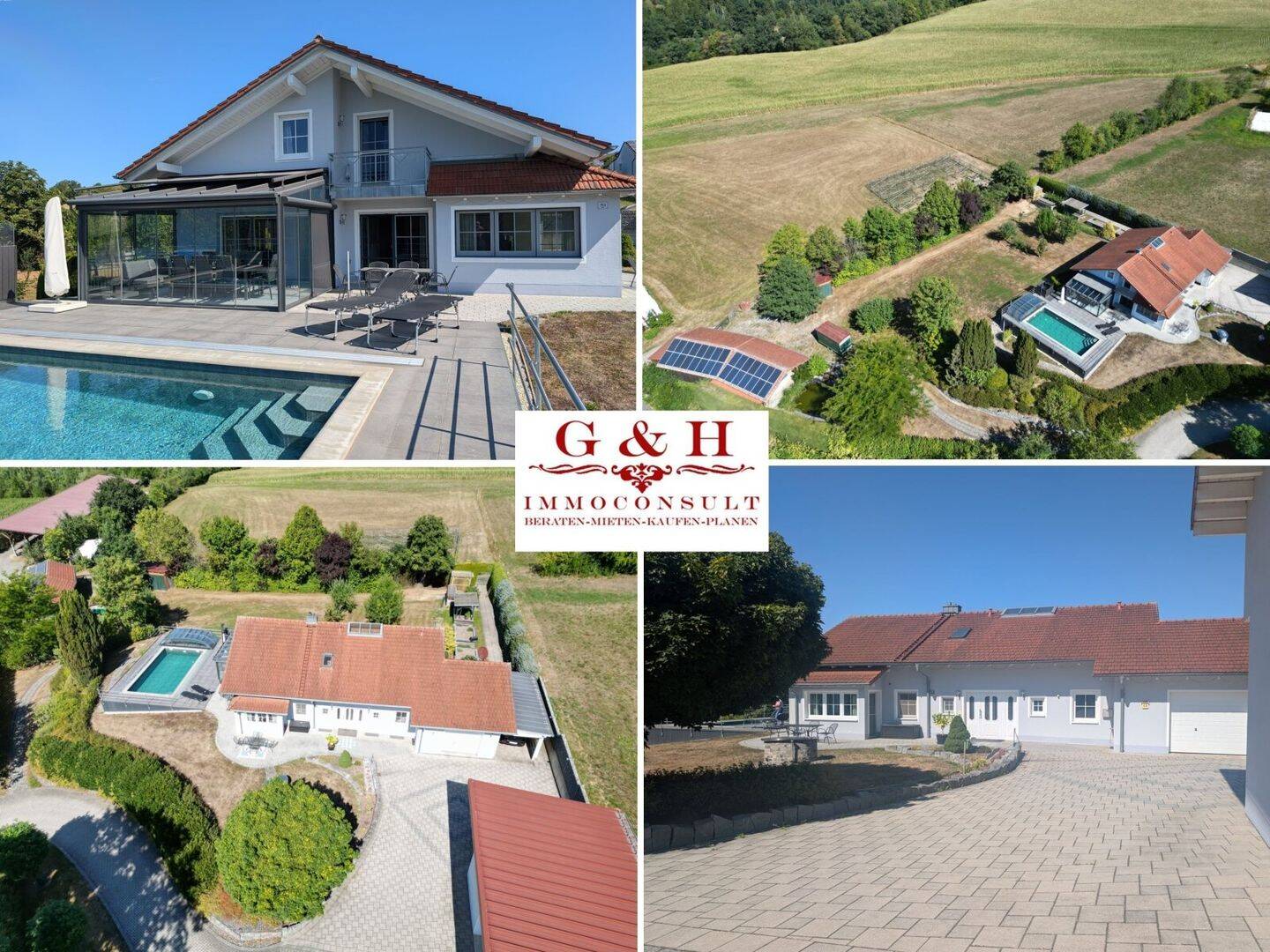 ***Vor den Toren der Stadt Passau*** Ein gepflegtes, vielseitig nutzbares Anwesen auf großem, eingewachsenem Grundstück mit Fernsicht, Pool, PV-Anlage, 94113 Tiefenbach