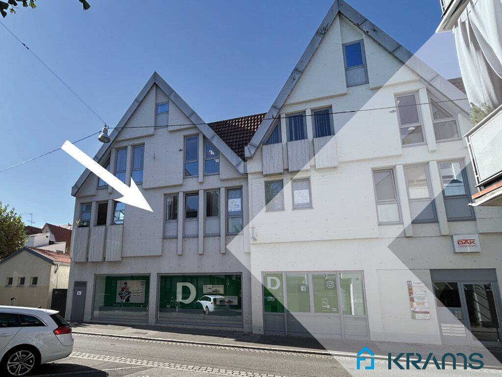 Großzügige 1-Zimmer-Wohnung in zentraler Innenstadtlage mit gemeinschaftlicher Dachterrasse, 72764 Reutlingen