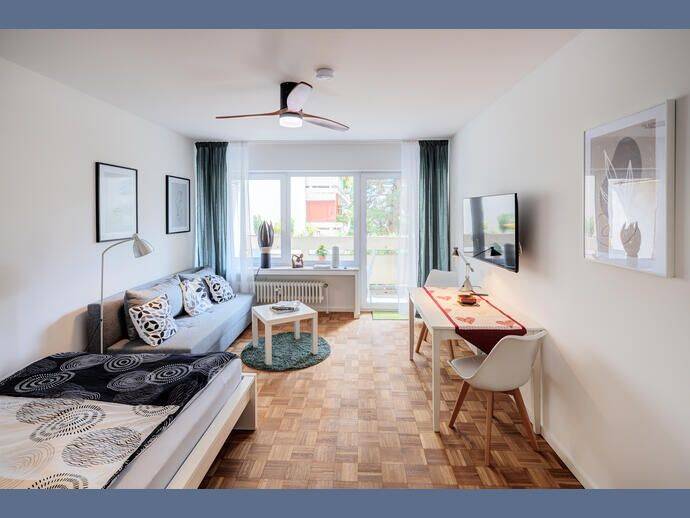 Möbliert: Helles, modernes Zuhause mit Balkon, 81241 München (Aubing-Lochhausen-Langwied Pasing-Obermenzing)