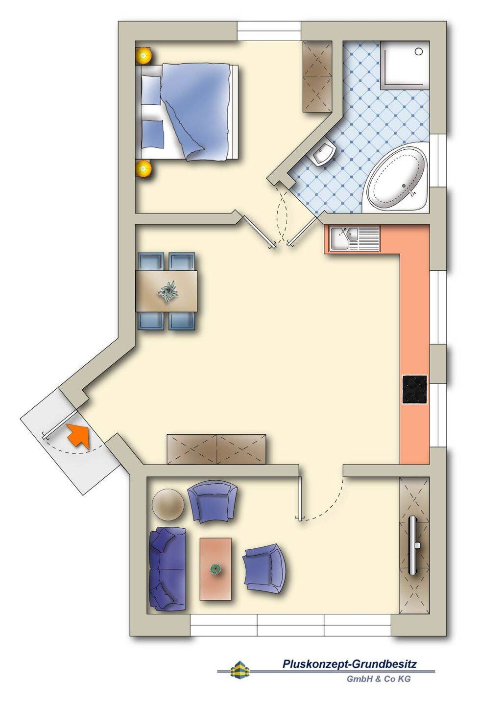 Helle 3-Zimmer-Wohnung mit Stellplatz im dörflichen Idyll, 29614 Soltau