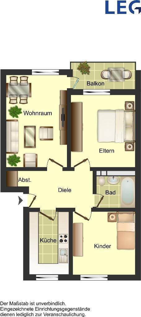 Charmante 3-Zimmer-Etagenwohnung in Grevenbroich mit Badewanne und Spielplatznähe, 41515 Grevenbroich
