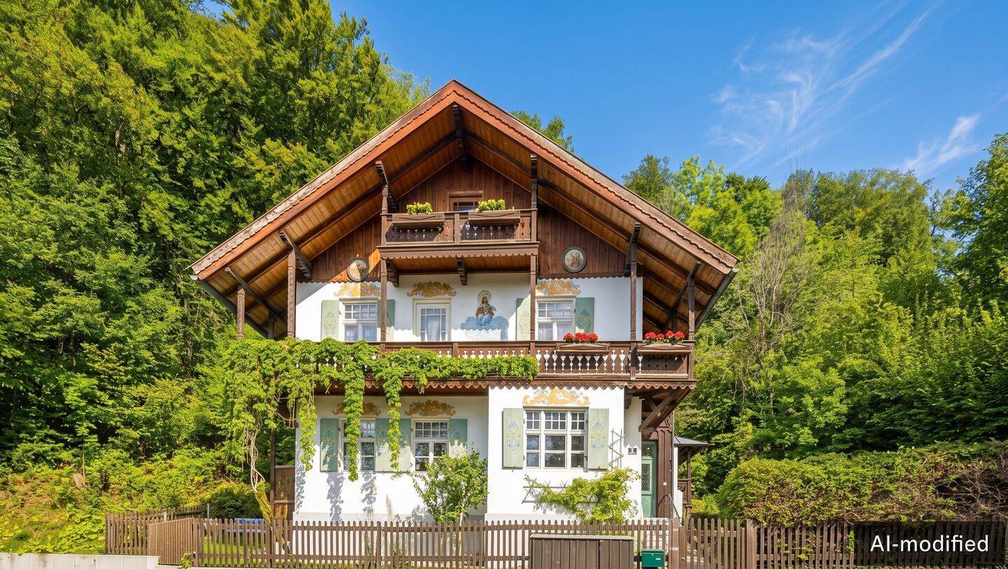 Rarität im Münchner Süden: Elegantes, historisches Landhaus mit Bergblick, 82515 Wolfratshausen