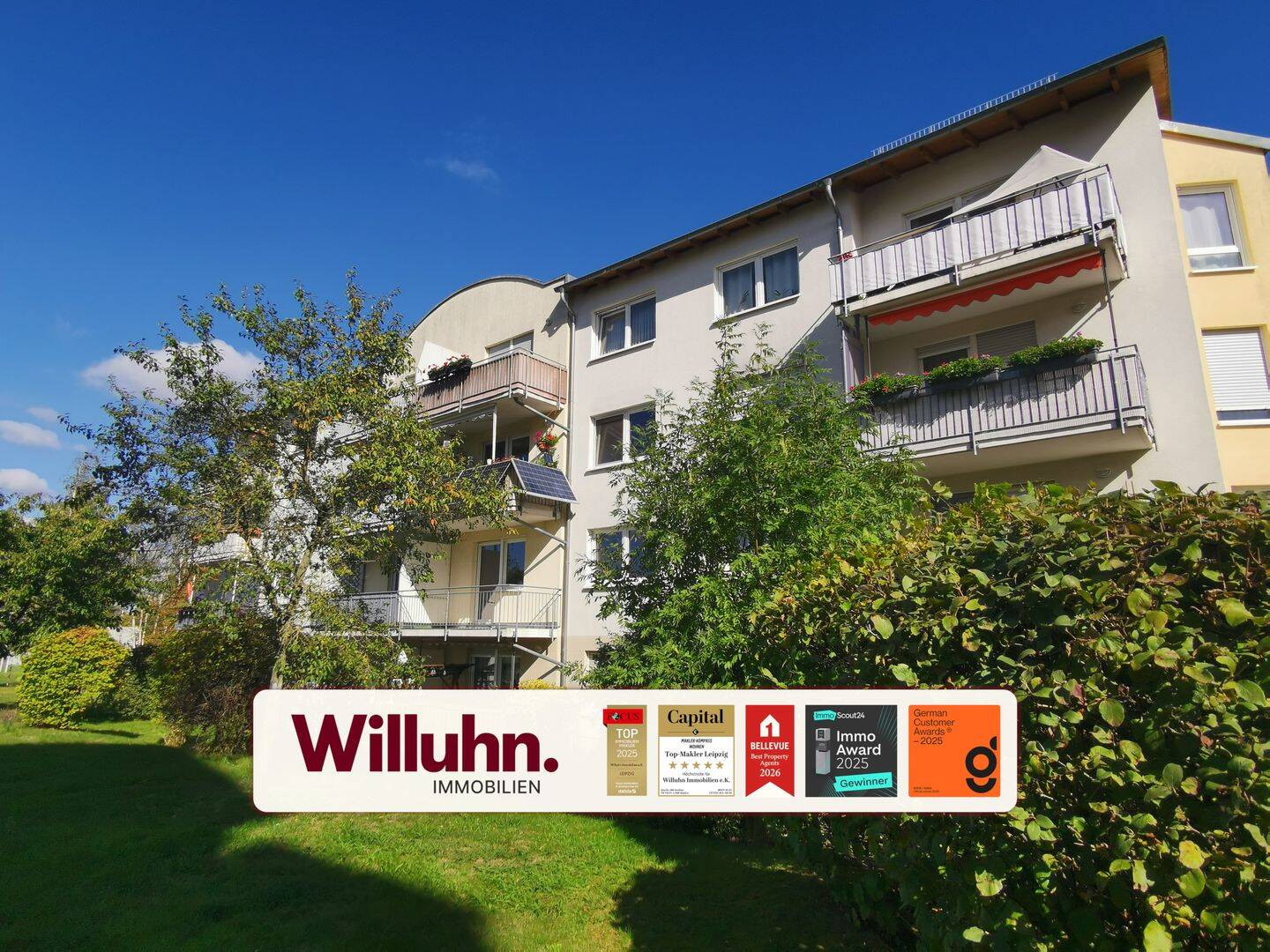 Frisch in Renovierung: Geräumige 2RW mit Balkon, Wohnküche, TLB und Stellplatz im 1.OG in Böhlitz-E., 4178 Leipzig (Burghausen-Rückmarsdorf Böhlitz-Ehrenberg)