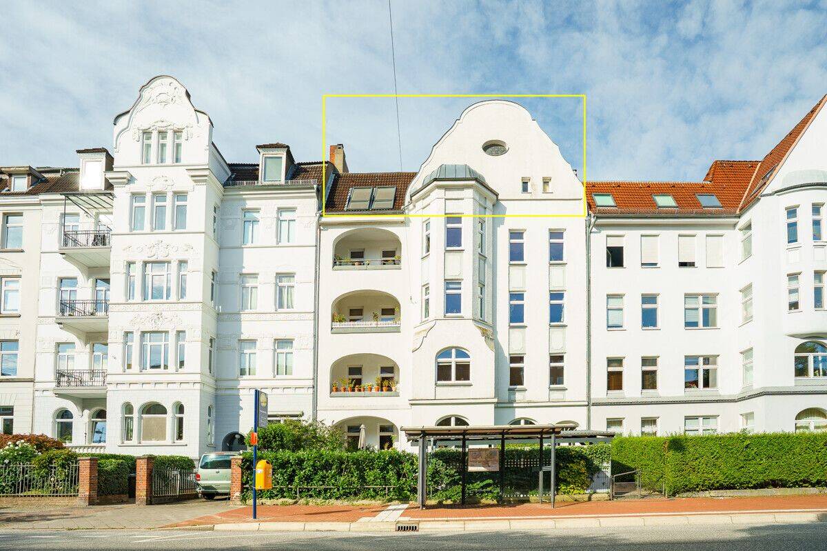 Über den Dächern von Kiel: außergewöhnliches Loft mit Kamin, Sauna und Dachterrasse, 24105 Kiel (Blücherplatz Brunswik Düsternbrook)