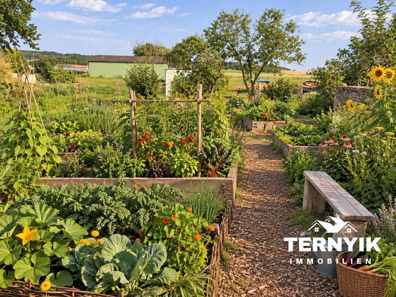 Platz für ein anderes Leben – Resthof mit Haus, Garten, Wiese, Hofladen, Scheunen und Werkstatt!, 91598 Colmberg