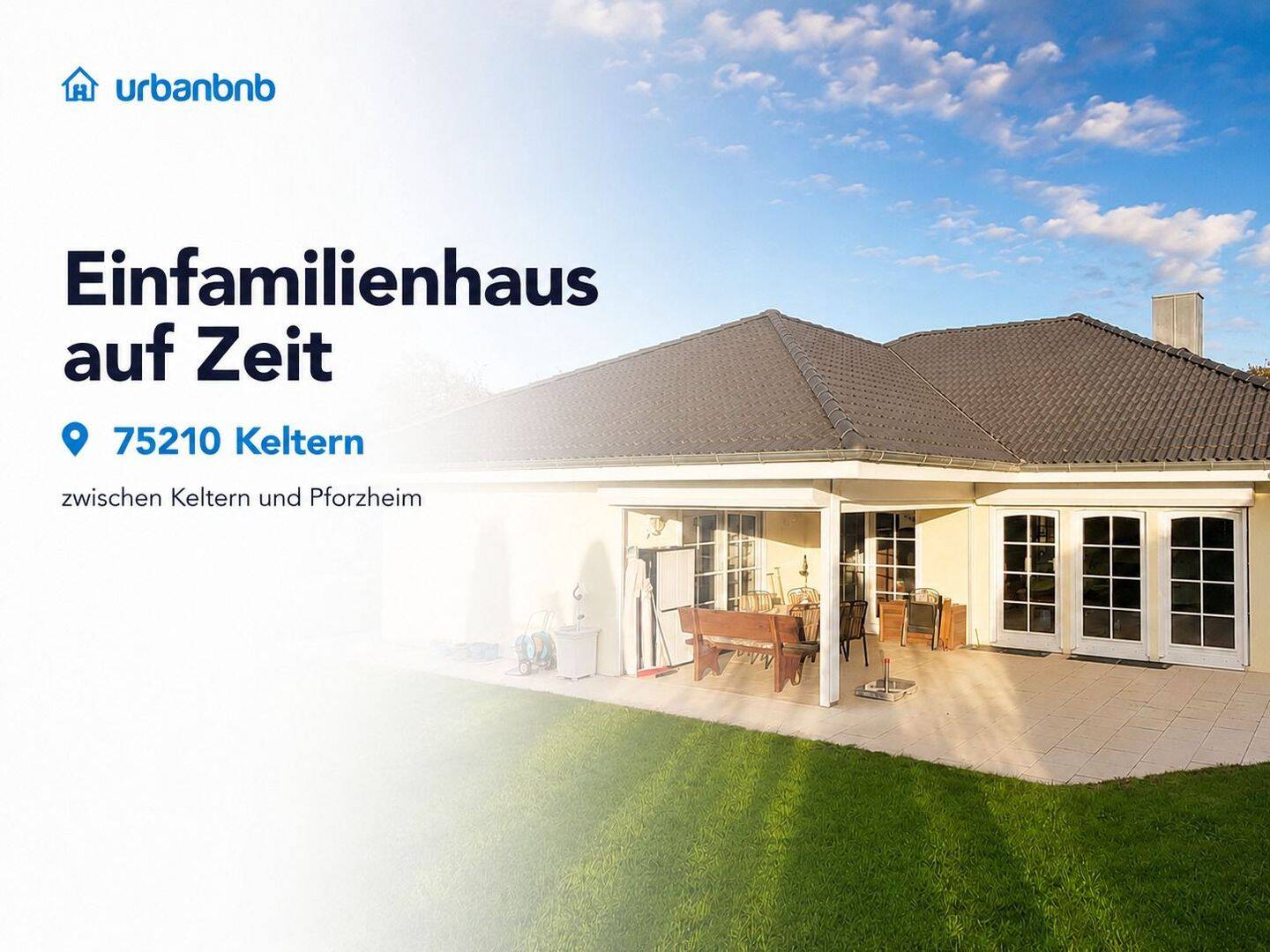 Haus ab 1 Monat nahe Karlsruhe & Pforzheim, 75210 Keltern