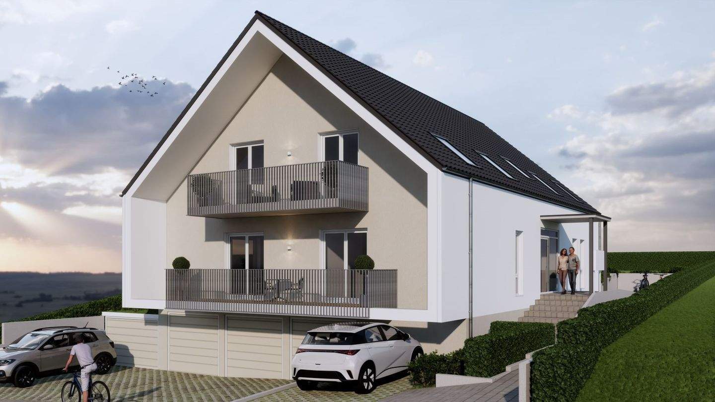 NEUBAU in Merzig/Brotdorf – ETW mit 74 m² Wfl. – Tiefgarage – Außenstellplatz – Wärmepumpe –, 66663 Merzig