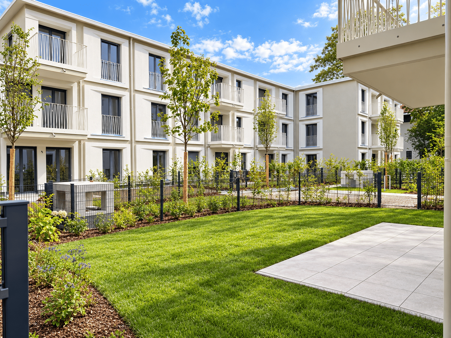 Großzügige 2-Zimmer-Neubauwohnung mit Balkon und Einbauküche, 81245 München (Aubing-Lochhausen-Langwied Pasing-Obermenzing)