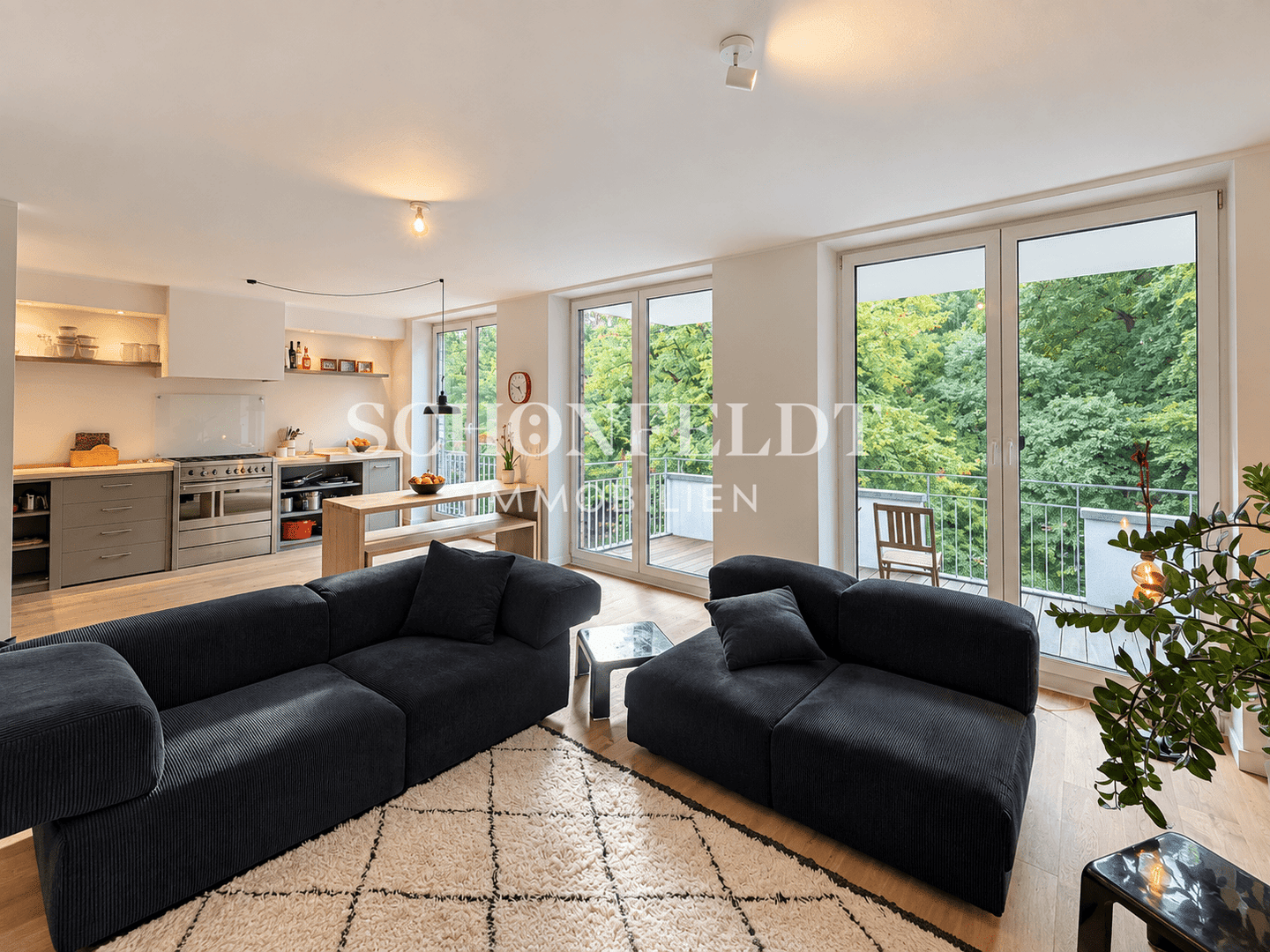 Voll möbliertes Penthouse in grüner Lage mit RIESIGER DACHTERRASSE!, 22761 Hamburg (Altona Bahrenfeld)