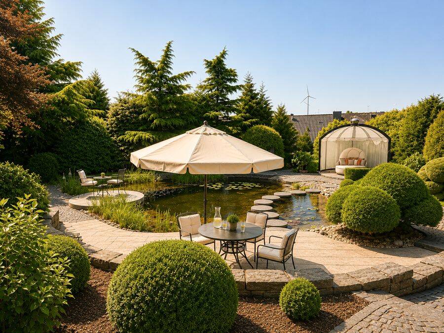 Repräsentatives Anwesen mit parkähnlichem Garten und exklusivem Schwimmteich, 56727 Mayen