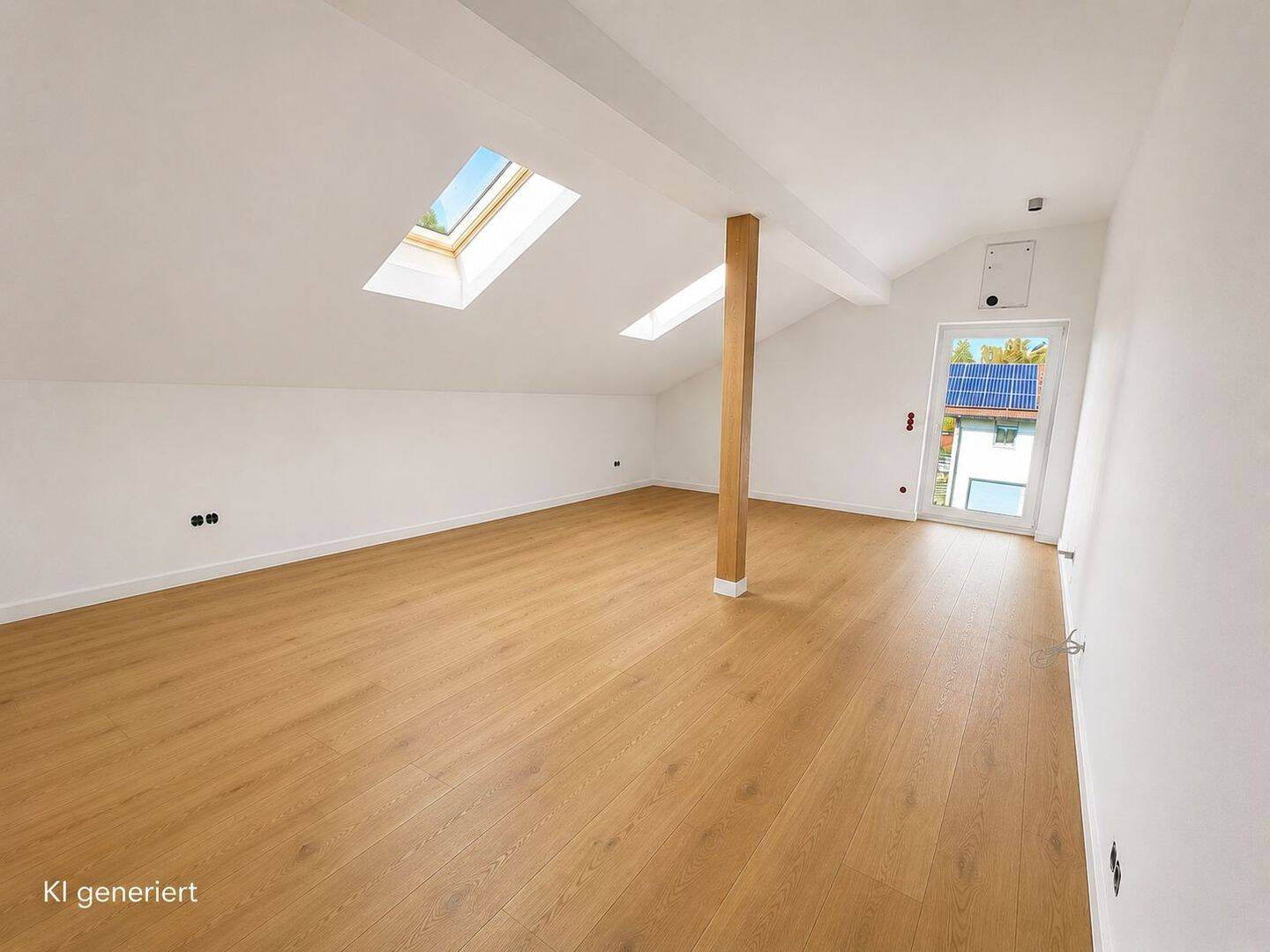 Erstbezug, großer Balkon 2-Zimmer Dachgeschoss Wohnung, 84307 Eggenfelden