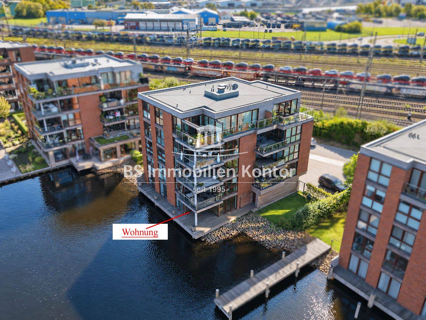 Exklusive Wohnung am Neuen Delft mit Bootssteg, Garage, Garten und Hafenblick!, 26725 Emden